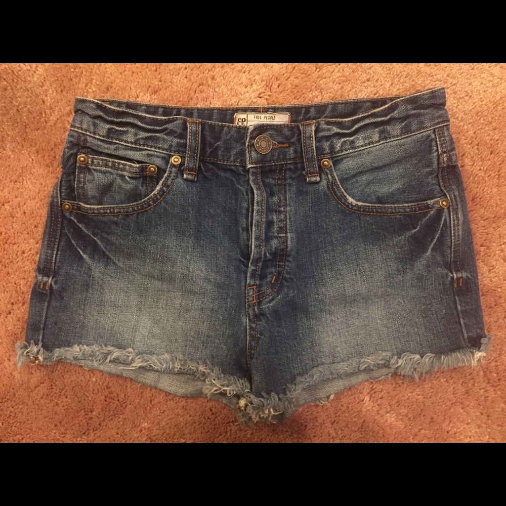 Free People Denim Shorts
